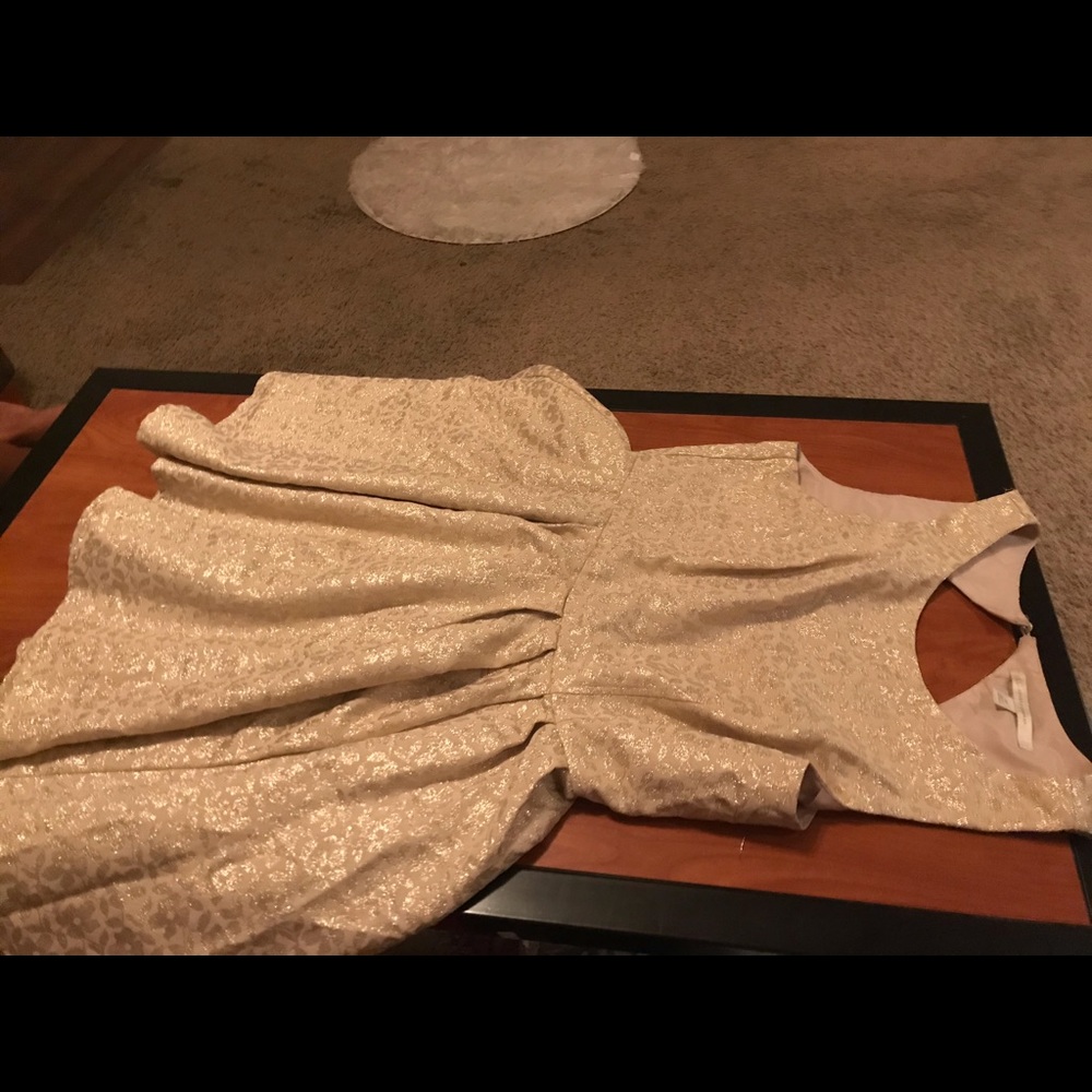 Lauren Conrad Gold Formal Dress
